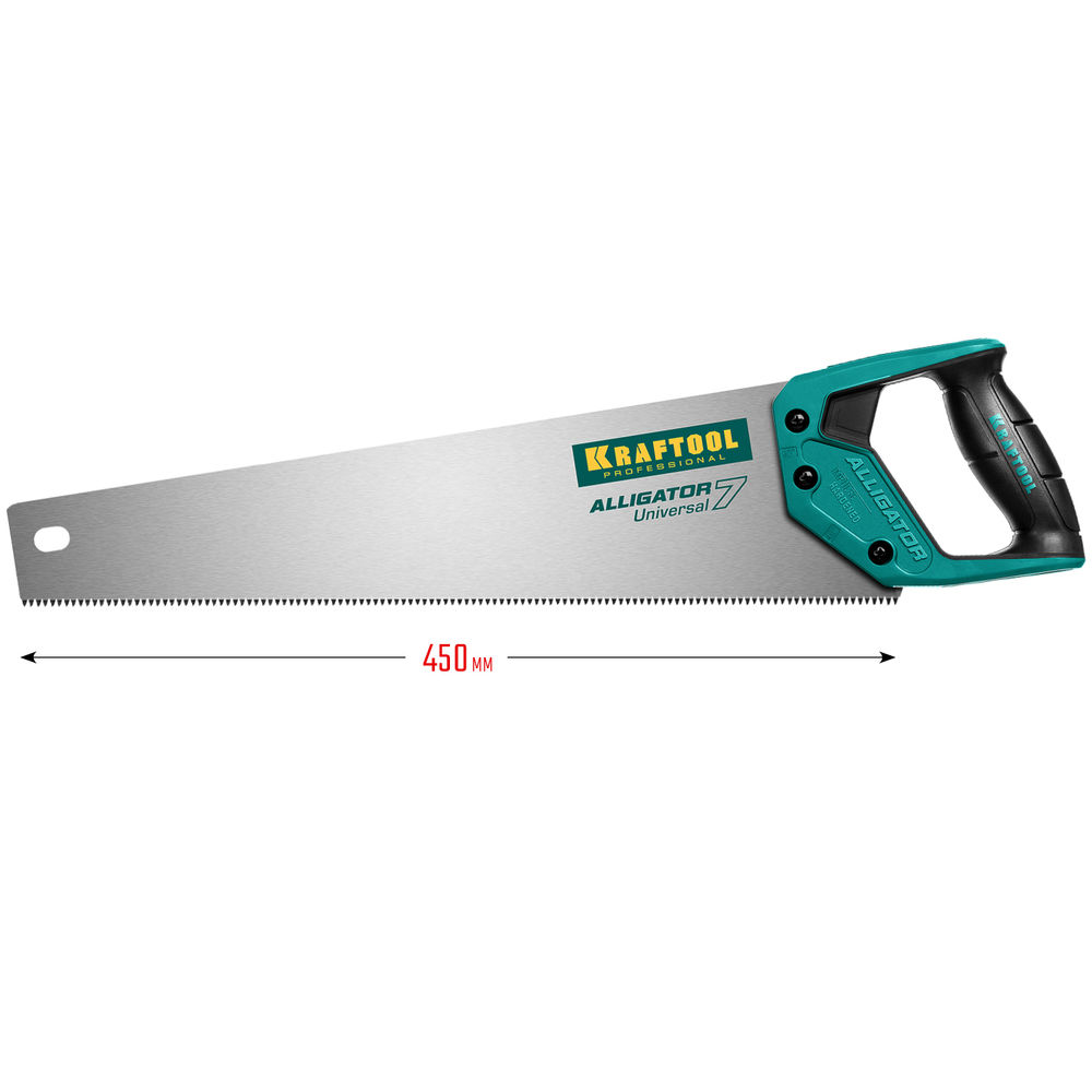 Универсальная ножовка Alligator Universal 7, 450 мм KRAFTOOL 15004-45_z01