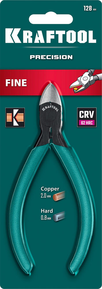 Бокорезы прецизионные чистый рез 128 мм PRECISION KRAFTOOL 220017-6-12