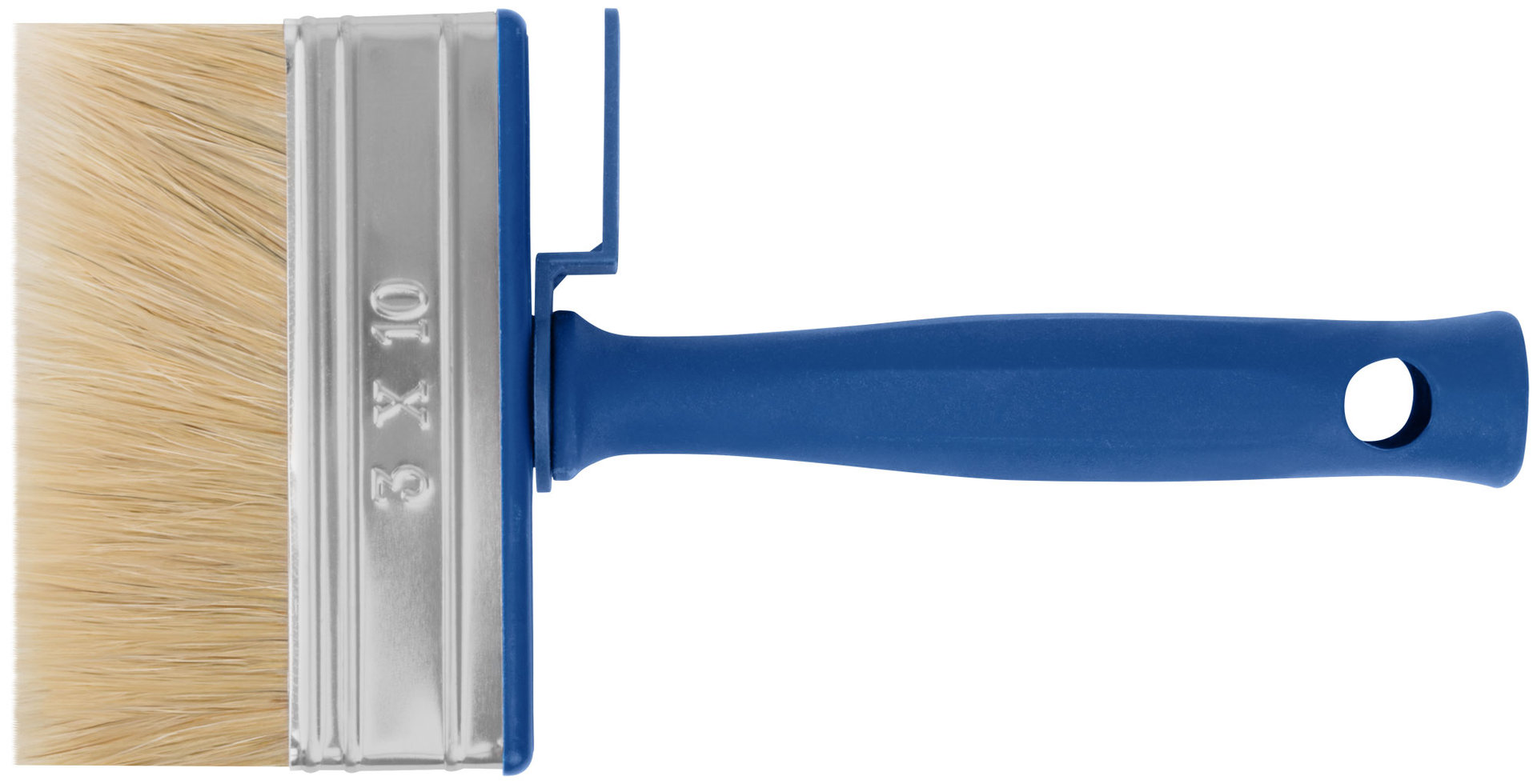 Макловица, натур.светлая щетина, пластиковый корпус, полая ручка, мини 30 х 100 мм (01657)