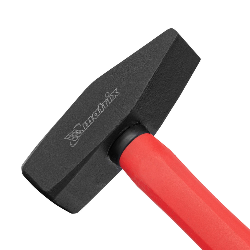 Молоток слесарный, 1500 г, фибергласовая обрезиненная рукоятка Matrix (10363)