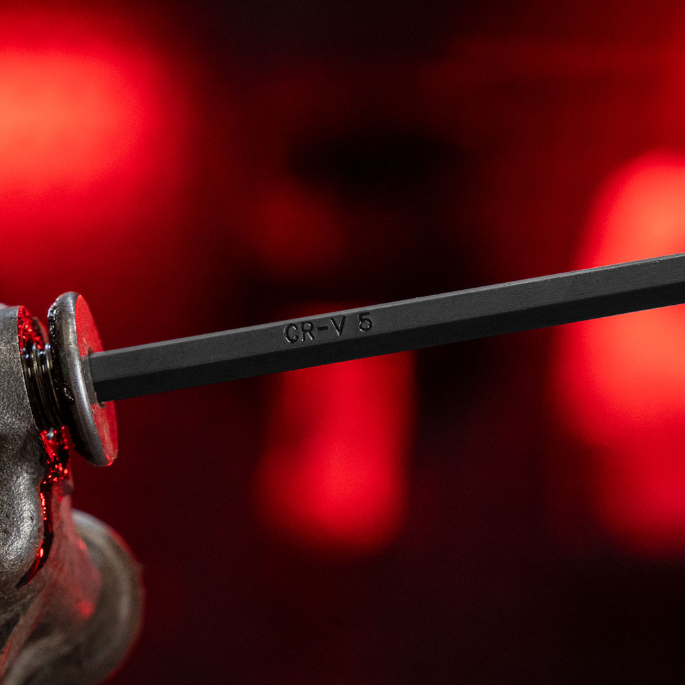 Набор ключей имбусовых HEX, 1.5-10 мм, CrV, 9 шт, удлиненные Matrix