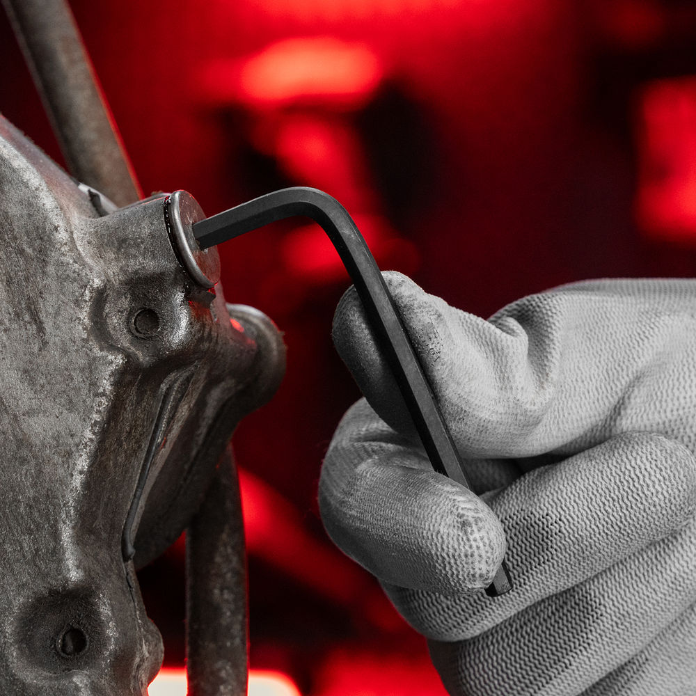 Набор ключей имбусовых HEX, 1.5-10 мм, CrV, 9 шт Matrix