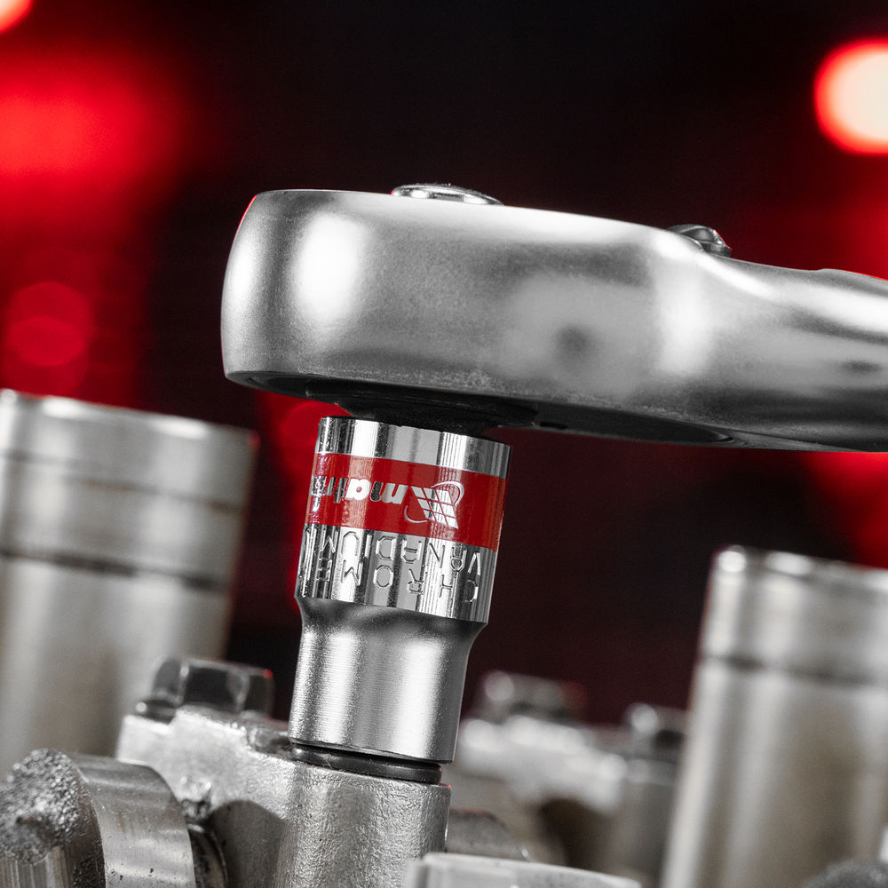 Набор торцевых головок, 3/8, 12 гранные, CrV, 9-19мм, 10 штук Matrix