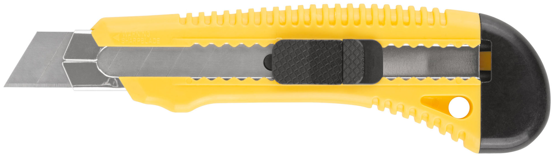 Нож технический 18 мм усиленный пластиковый (10228)