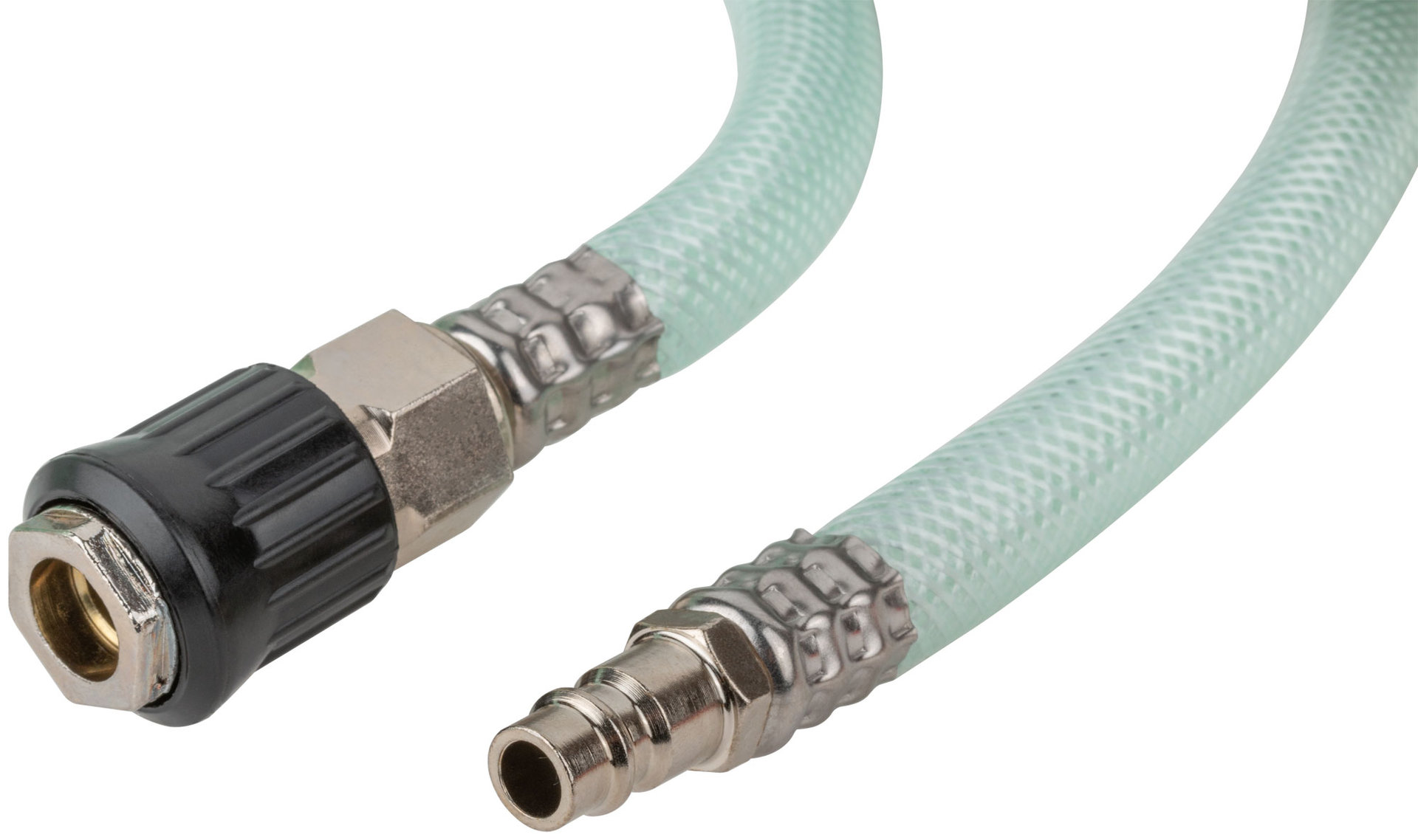 Шланг-удлинитель, армированный ПВХ с быстросъемными коннекторами, диаметр 10х15 мм, 10 м (81226)