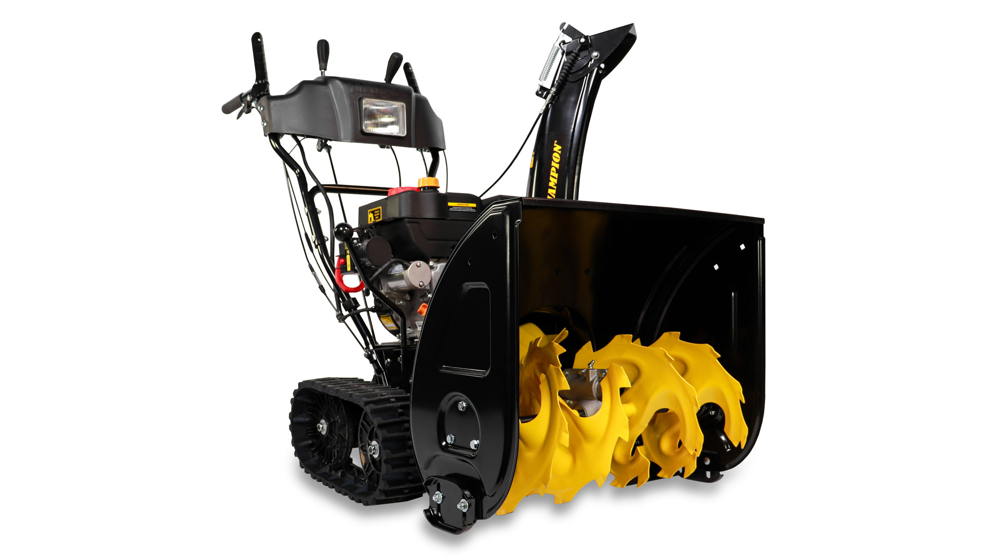 Снегоотбрасыватель CHAMPION STT761E (7,0лс61см6F/2Rгусеницы3л90кг эл.стартер,фара,обогрев,зимн.дв.) (STT761E)