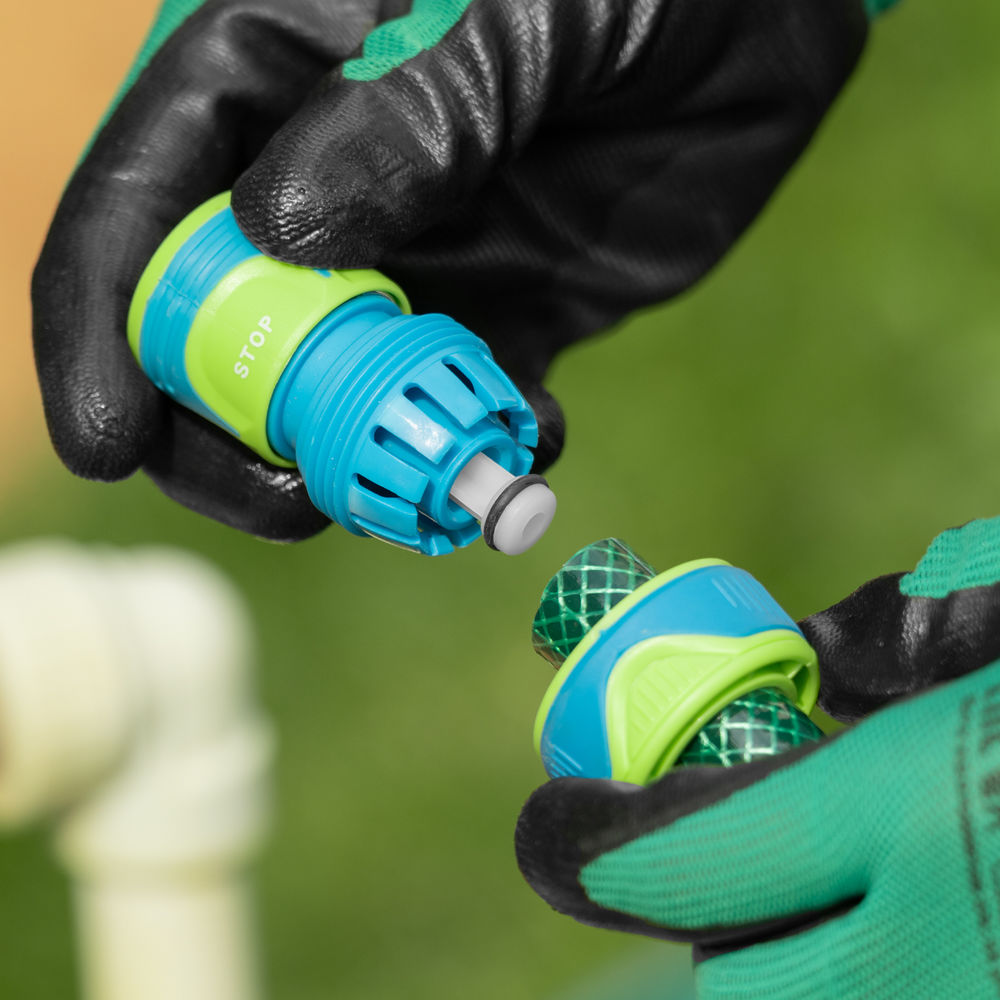 Соединитель быстросъемный, аквастоп, 3/4 Palisad Luxe (65776)