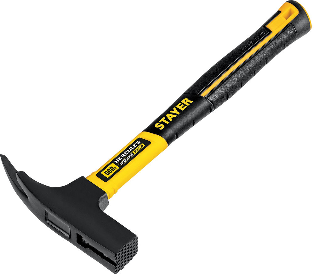 Молоток кровельщика Hercules, 600 г, с фиберглассовой рукояткой STAYER Professional 20201_z01