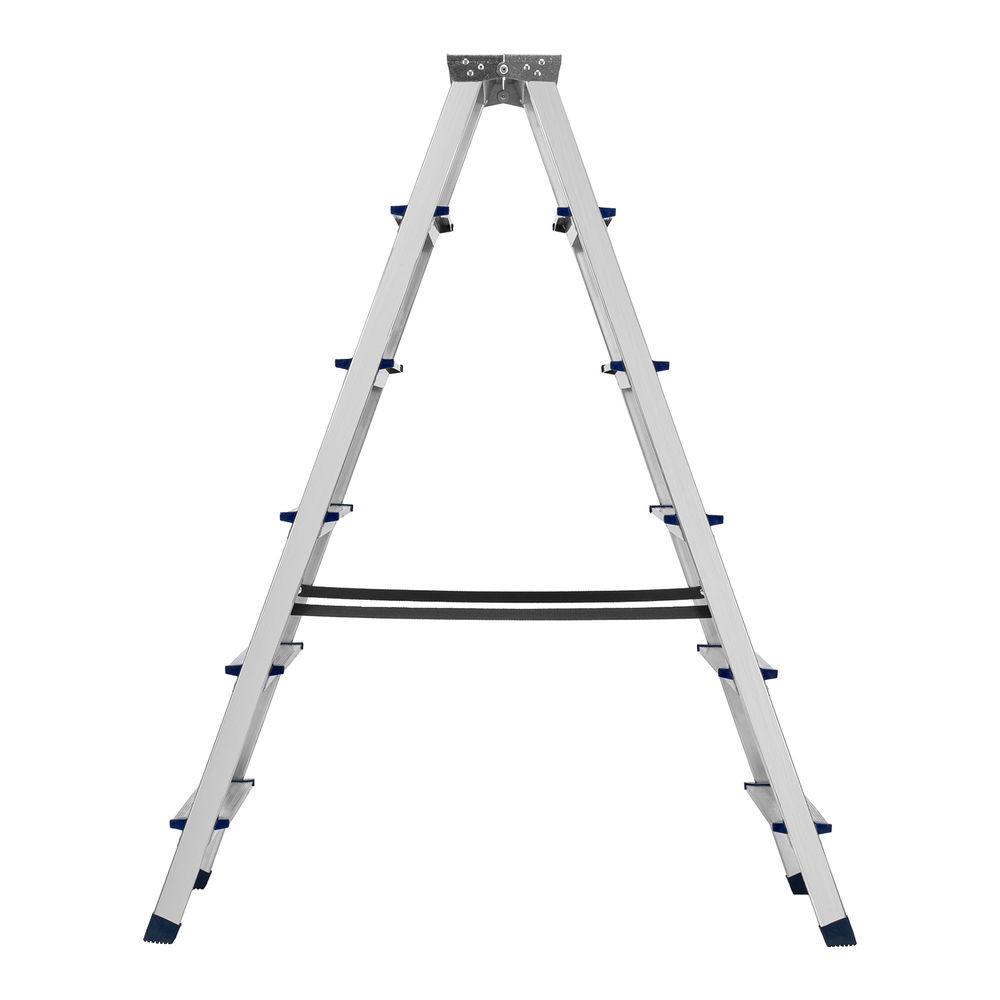 Стремянка двусторонняя 6 ступеней, алюминиевая, Сибртех (97926)