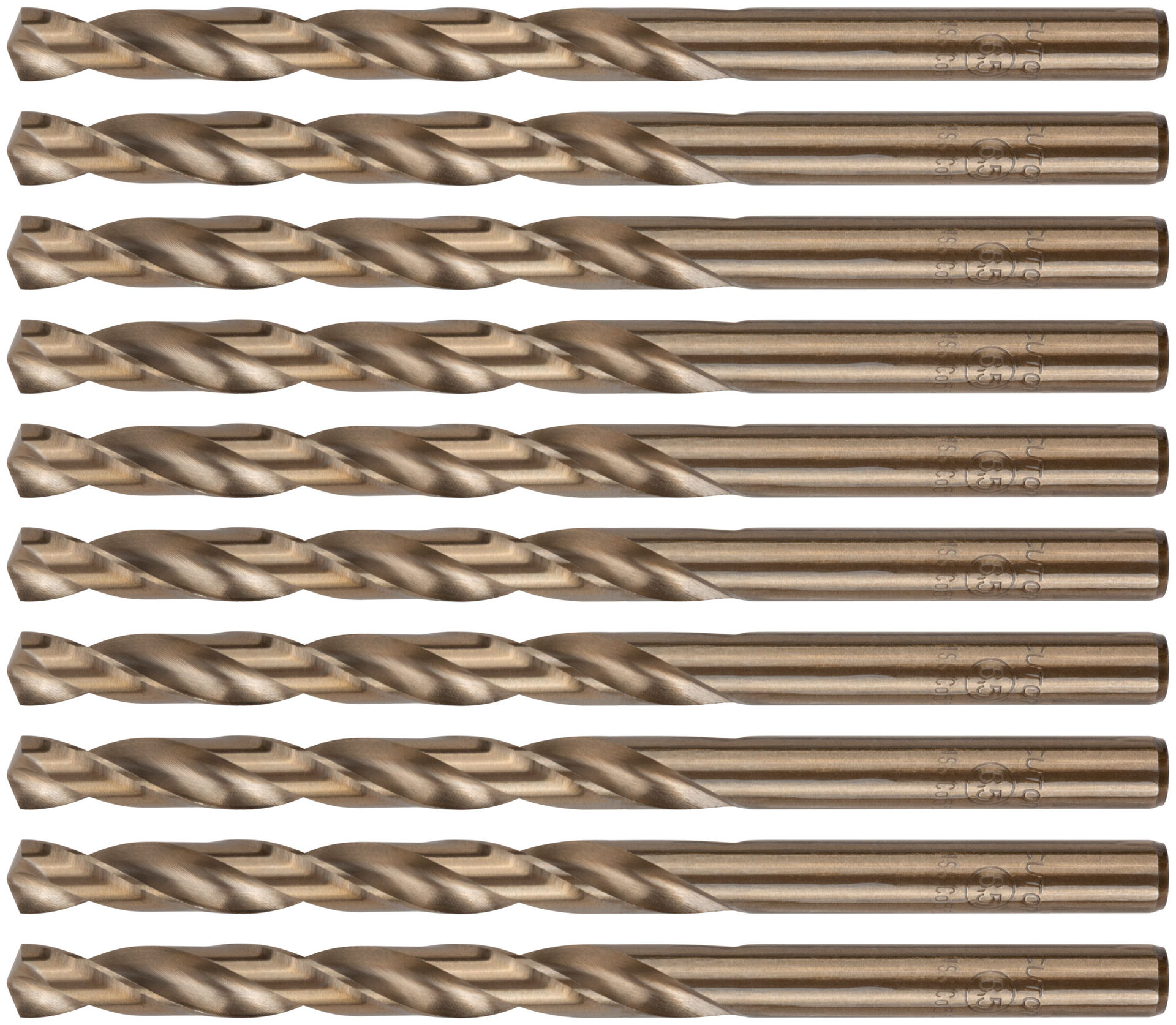 Сверло по металлу Cutop Profi с кобальтом 5%, 6,5 x 101 мм (10 шт) (48-65-10)