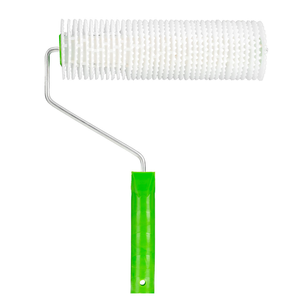 Валик игольчатый для наливных полов с ручкой, 240 мм Сибртех (81101)