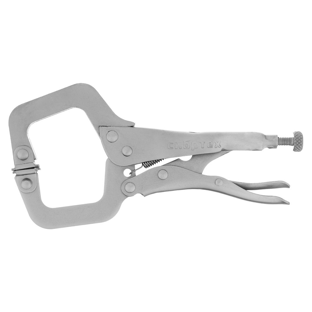 Зажим ручной, увеличенный захват, подвижные губки, 170 мм Сибртех (18425)