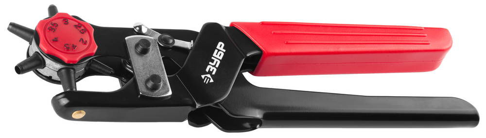 Дырокол револьверный для кожи 2–4.5 мм ЗУБР 22945