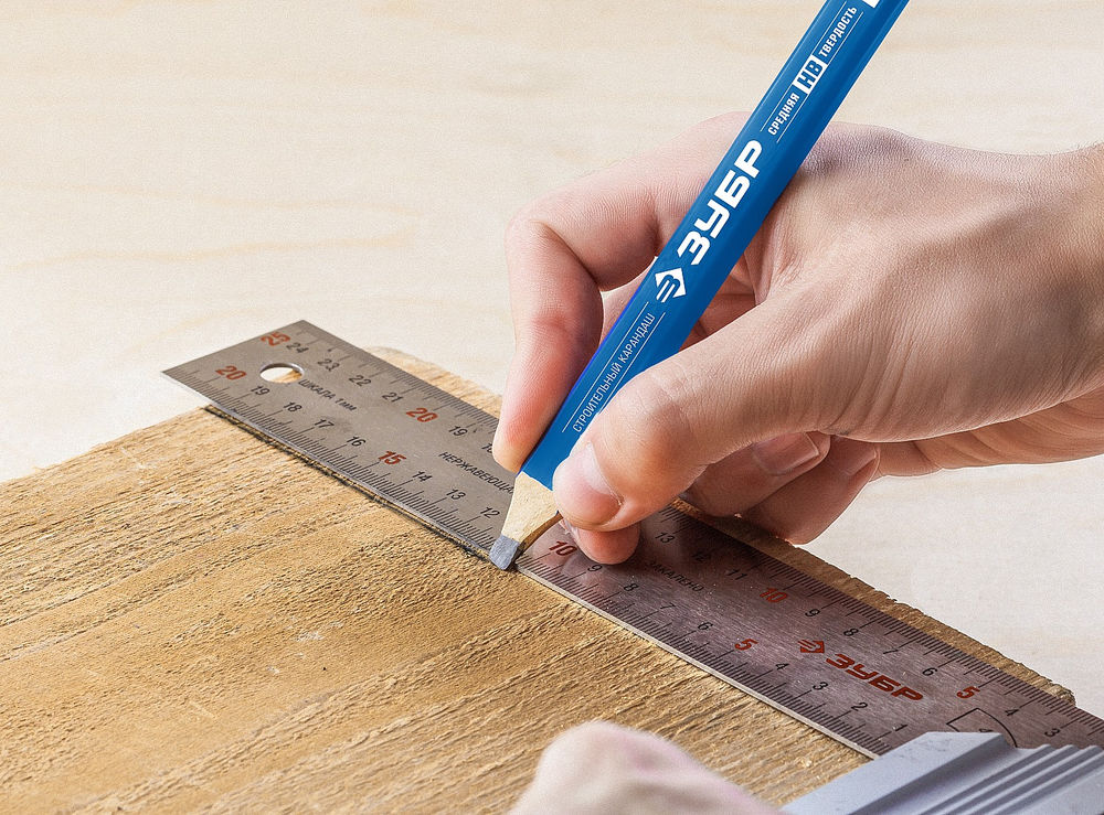 Строительный карандаш плотника КСП 180 мм, HB ЗУБР Профессионал 4-06305-18_z01