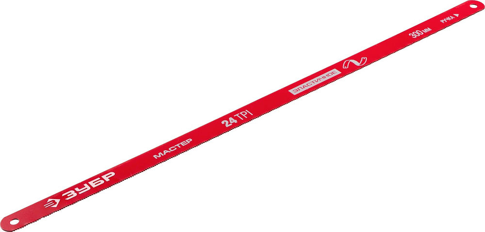 Гибкое полотно по металлу 24 TPI 300 мм 10 шт ЗУБР МАСТЕР-24 15853-24-10