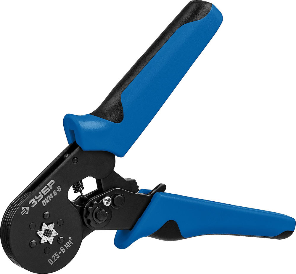 Пресс-клещи мультидиапазонные 0.25 - 6 мм2 ЗУБР ПКМ-6 Профессионал 22654_z01