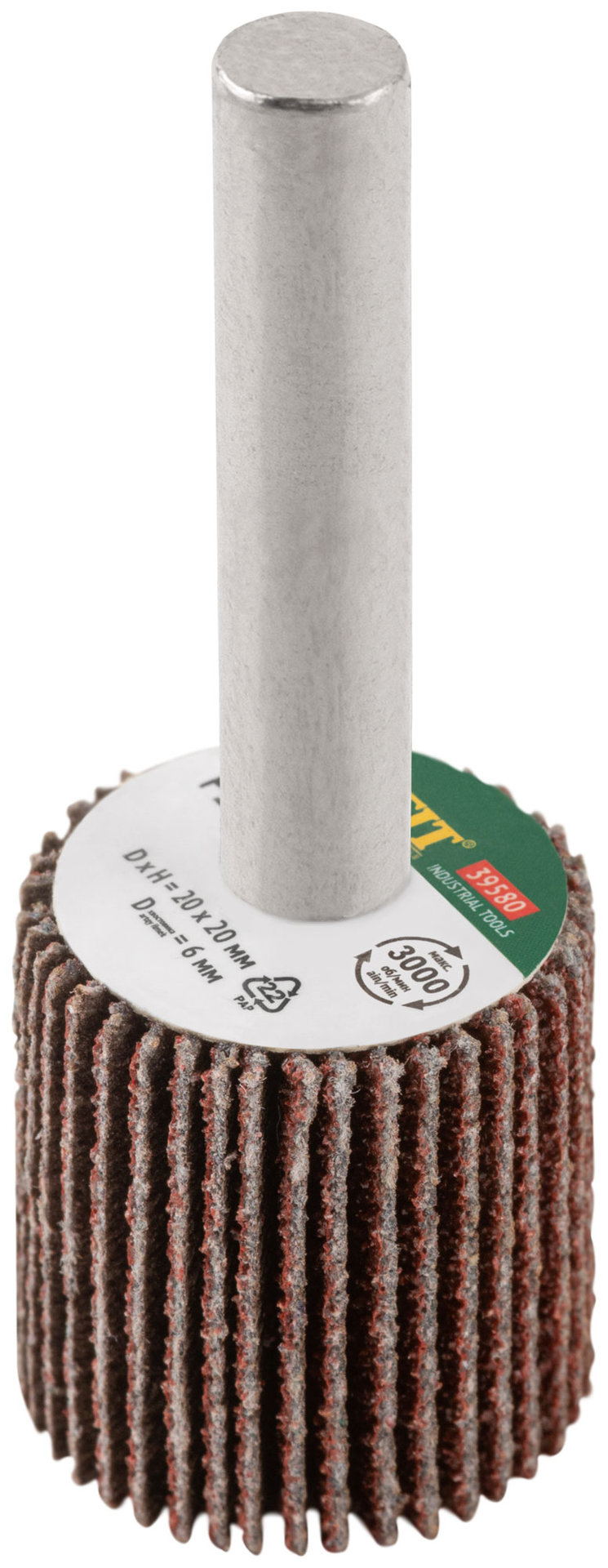 Диск лепестковый для дрели радиальный 20х20х6 мм Р 100 (39580)