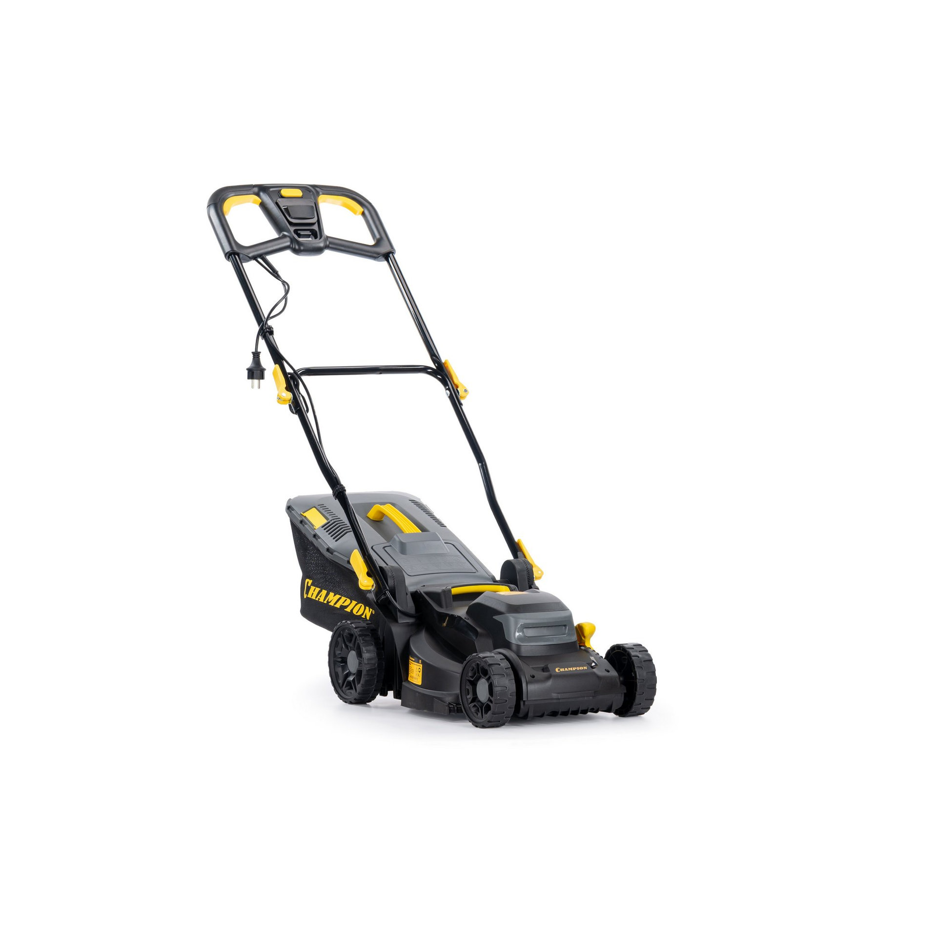 Газонокосилка эл. CHAMPION EM3414 (1,4 кВт травосб. 35л ширина 340мм 20-70мм, 10,7кг) (EM3414)