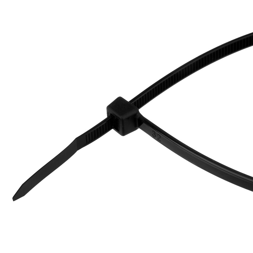 Хомуты, 300 x 4.8 мм, пластиковые, черные, 100 шт Сибртех (45565)