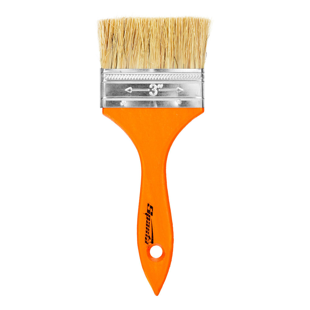 Кисть плоская Slimline 3 (75 мм) натуральная щетина, деревянная ручка Sparta (824405)