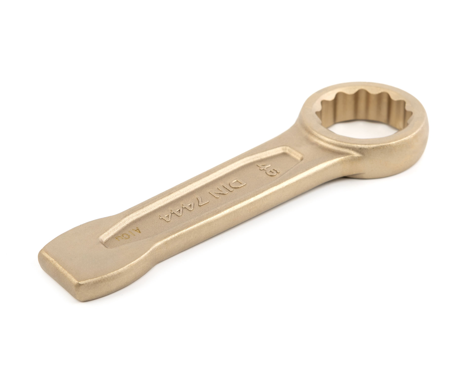 Ключ гаечный накидной ударный 46 искробезопасный сплав AlCu, HORTZ