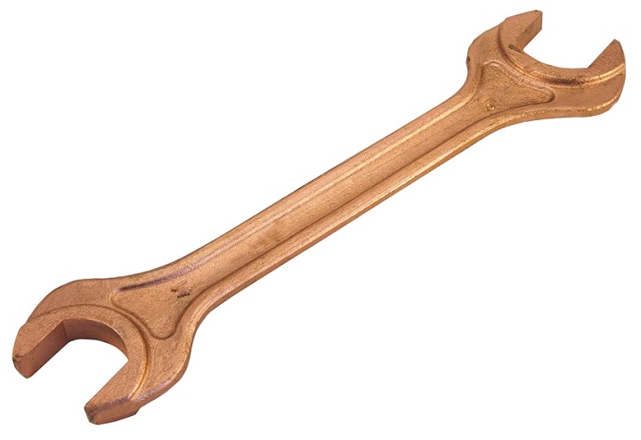 Ключ гаечный рожковый двусторонний 55х60 мм омеднение SITOMO (7811-0048)