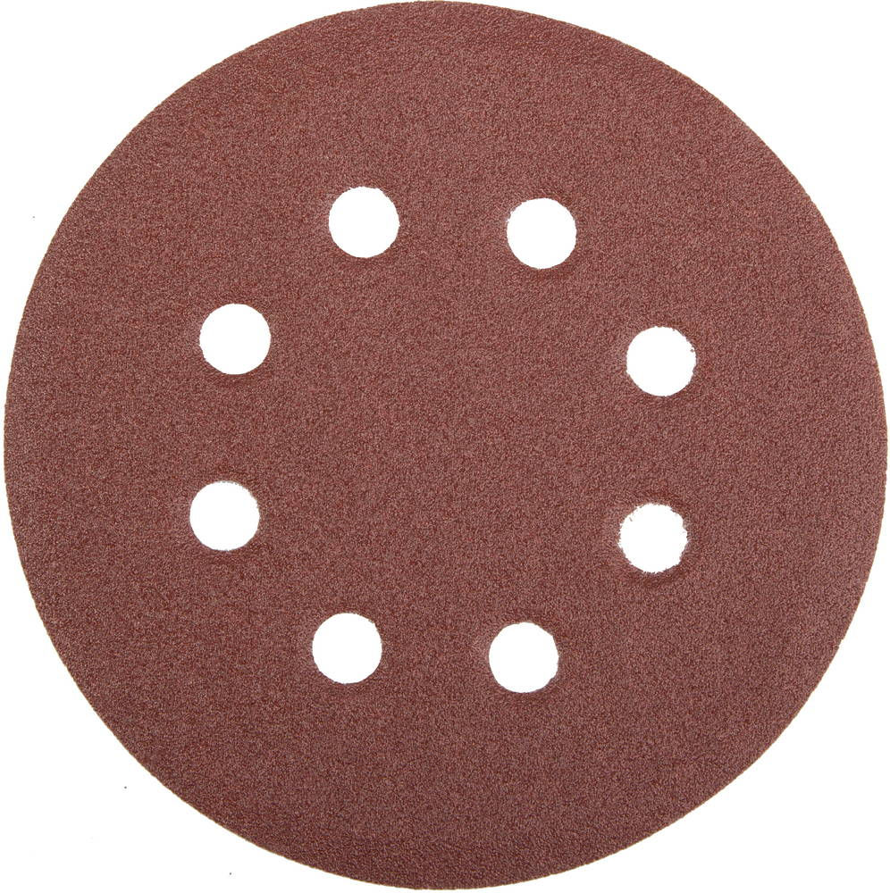 Круг шлифовальный универсальный MASTER 125 мм, 8 отверстий, Р120, 5 шт STAYER 35452-125-120