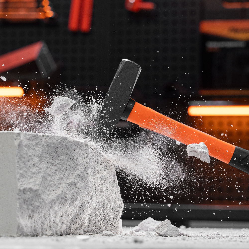 Молоток слесарный, 400 г, фибергласовая обрезиненная рукоятка Sparta (10374)