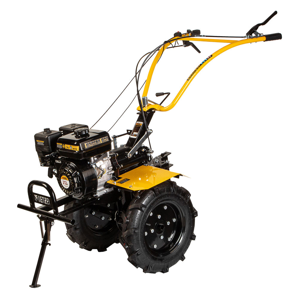 Мотоблок DPT-270X, 7 л.с, дисковое сцепление, ширина 90 см, глубина 35 см, фрез 3 х 4, ВОМ, передачи 2В/1Н Denzel (56403)