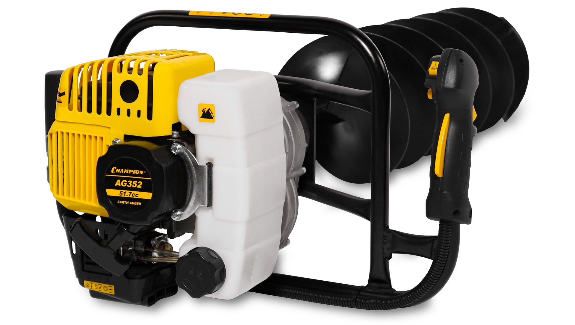 Мотобур 1,4кВт 51,7см? 9,4кг без шнека CHAMPION AG352