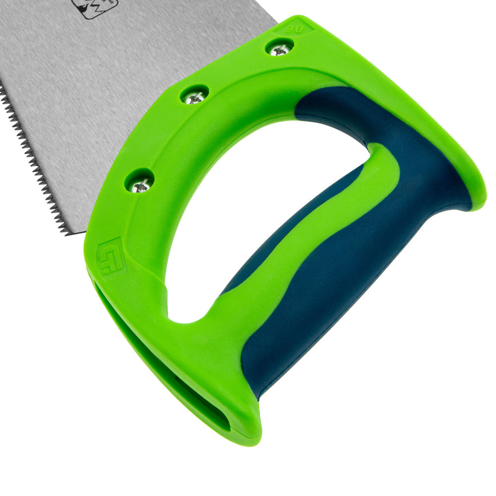 Ножовка по дереву Зубец, 400 мм, 11 TPI, зуб 2D, каленый зуб, 2-х компонентная рукоятка Сибртех (23824)