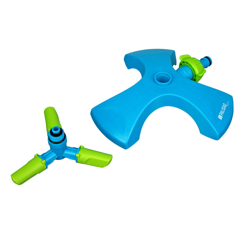 Разбрызгиватель вращающийся, 3 лопасти, утяжеленная база, LUXE Palisad (65806)