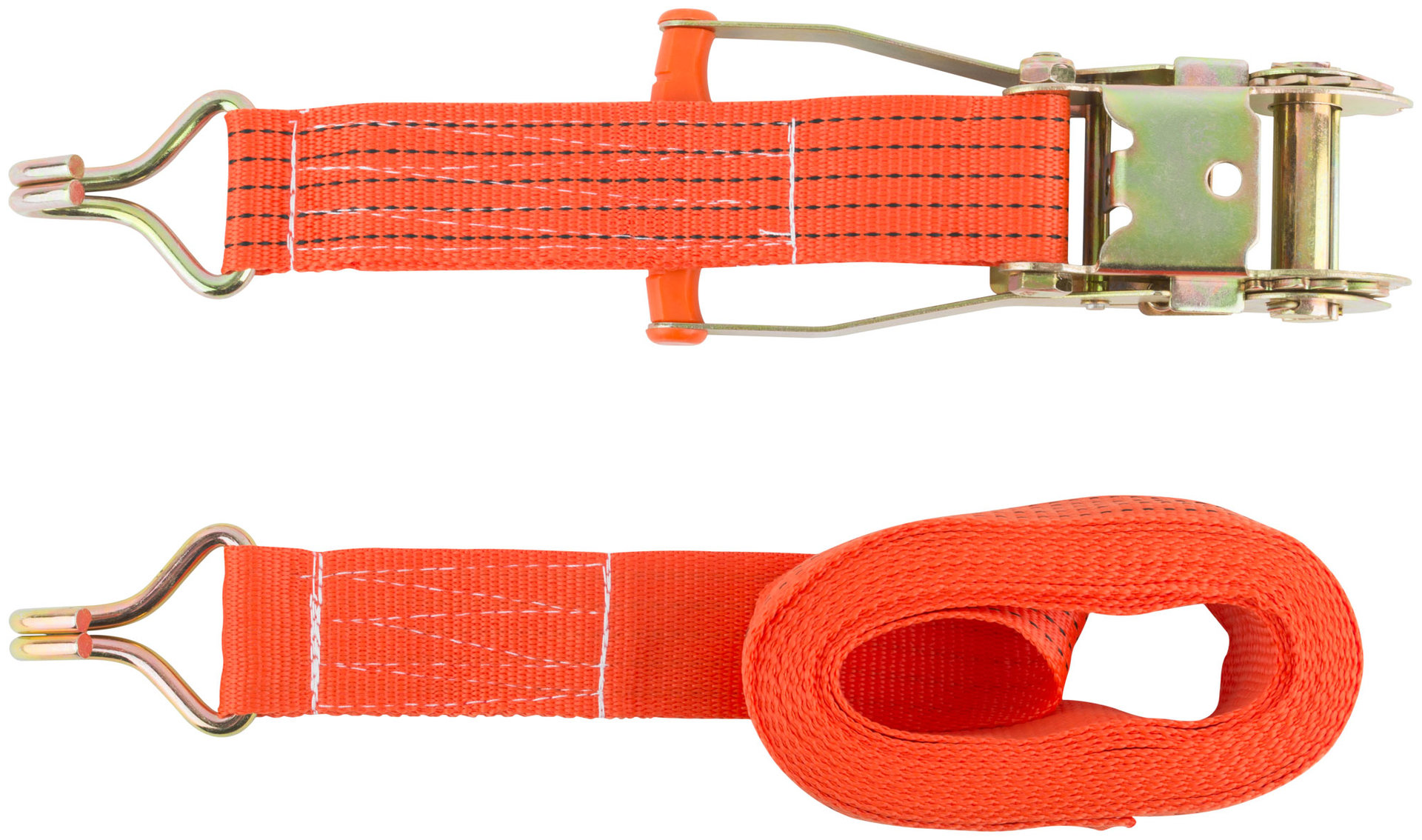 Ремень для крепления груза, храповый механизм 196 мм, лента 50 мм x 6 м, 2000 / 4000 кг (64920)