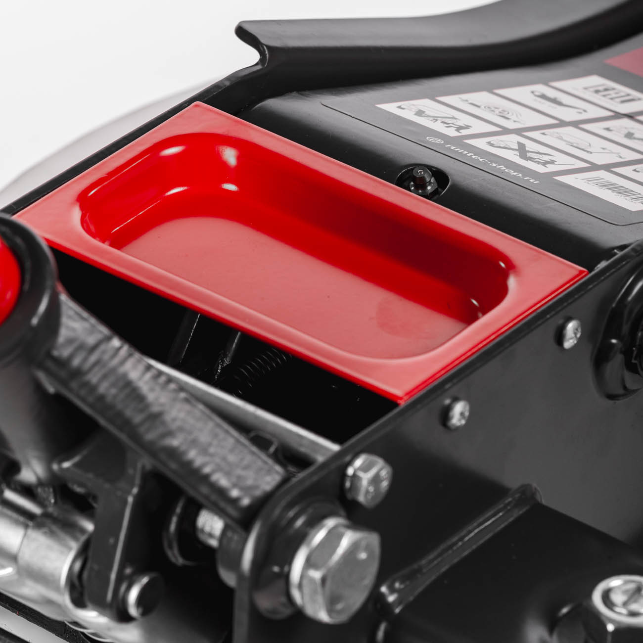 Домкрат подкатной низкого подхвата 3 т, 80-500 мм, усиленный TECHNIC RUNTEC RT-PJL3T