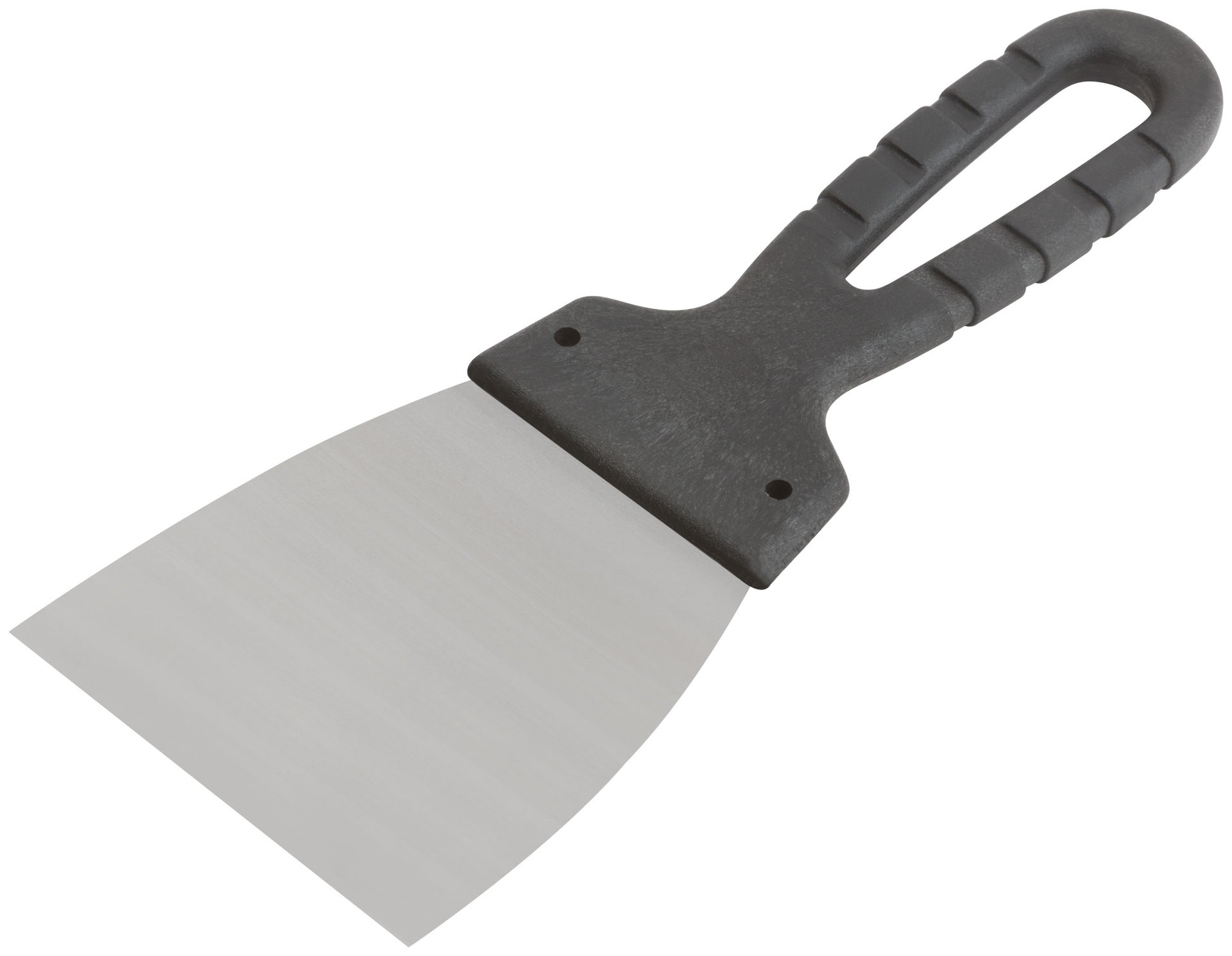 Шпатель, лезвие нержавеющая сталь, пластиковая ручка 80 мм (06563М)