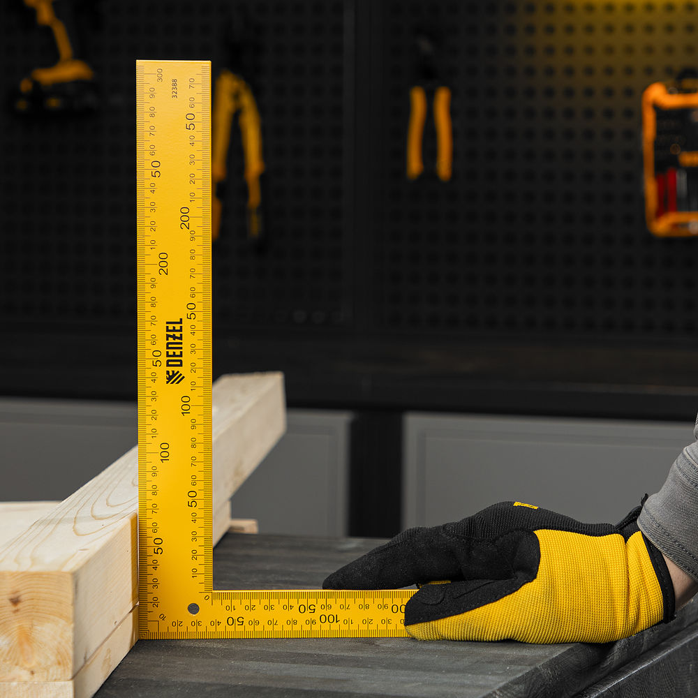 Угольник стальной, 200 х 300 мм Denzel (32388)