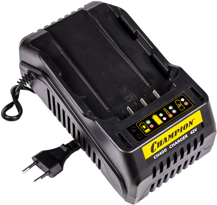 Устройство зарядное для аккумуляторов CHAMPION CH400 (36В 2А Li-ion0,6кг время зарядки85/130мин80Вт) (CH400)