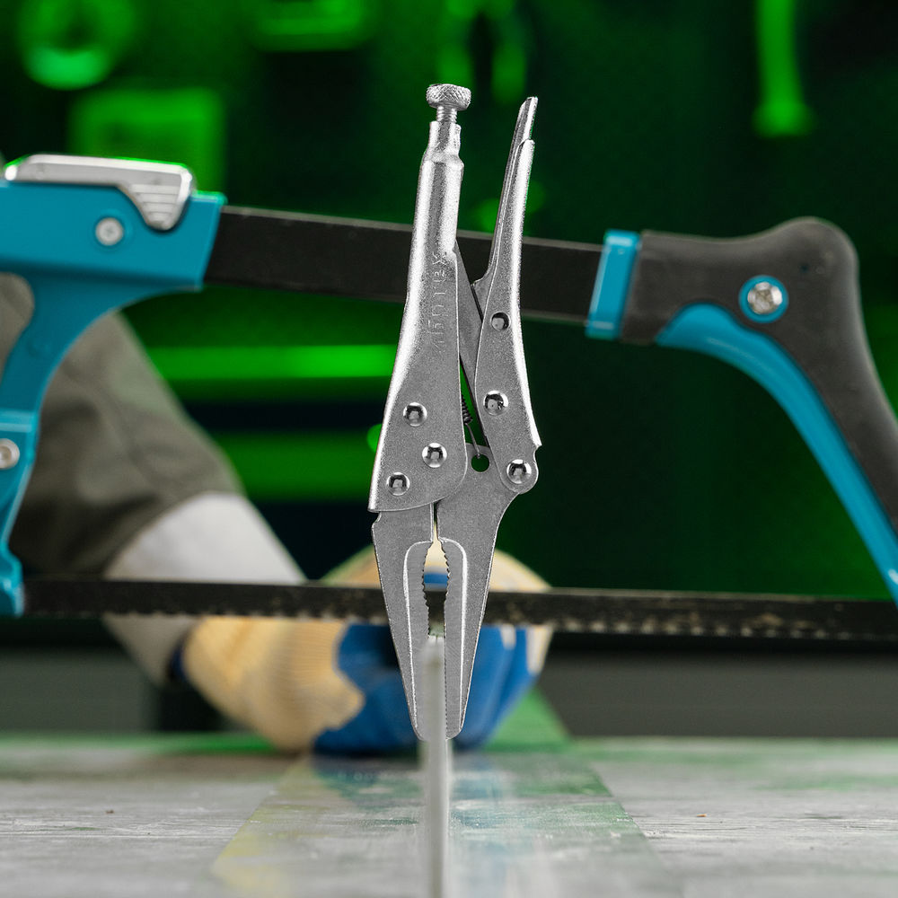 Зажим ручной, удлиненный захват, 170 мм Сибртех (18423)