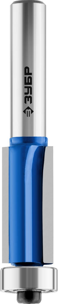 Фреза кромочная 12.7?25.4 мм с нижним подшипником 3 лезвия хвостовик 8 мм ЗУБР Профессионал 28728-12.7-25.4