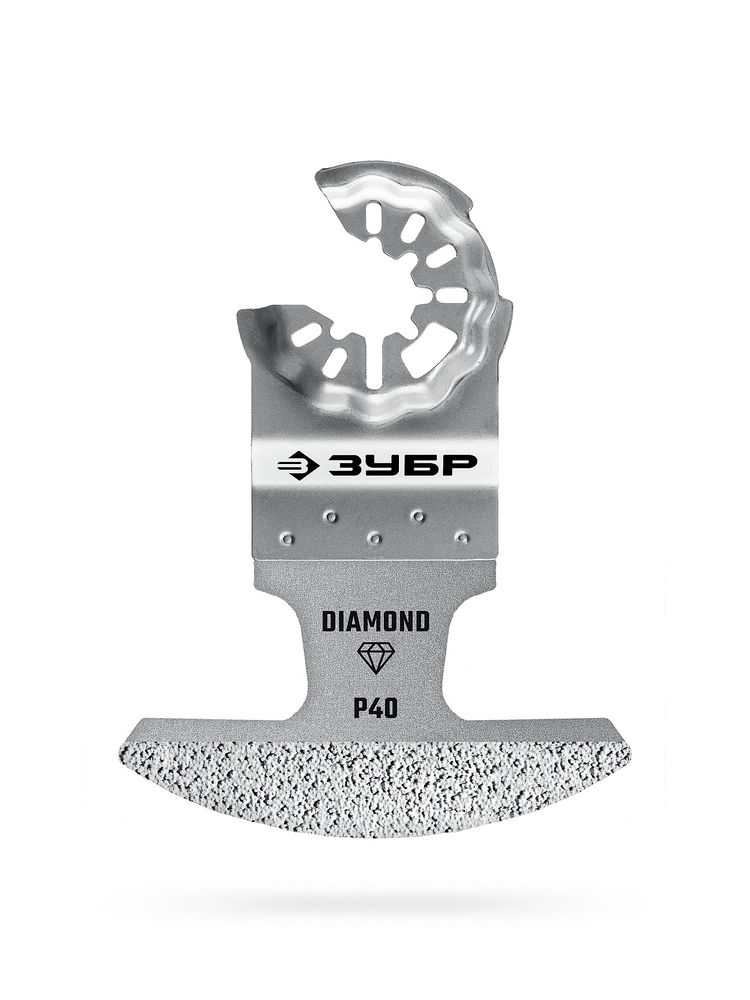 Полотно DIAMOND 70 x 2.0 мм с алмазным зерном Р40: керамика, мрамор, стекло, кирпич ЗУБР StarQuick 15585-70-2.0