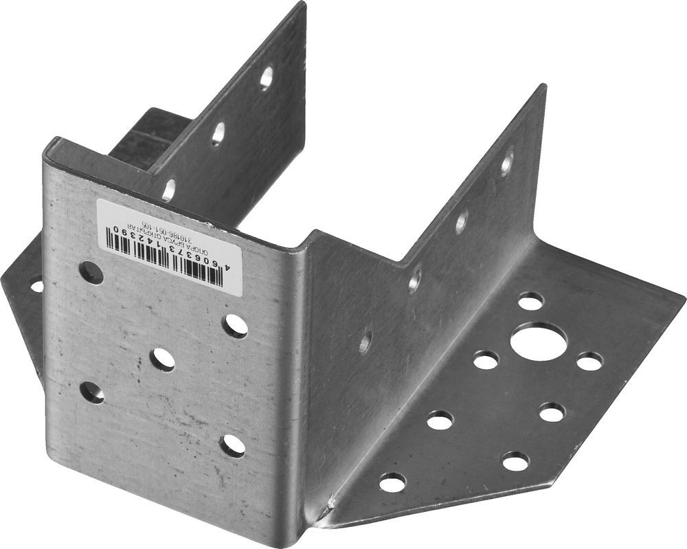 Крепление балки открытое КБО-2.0 51 x 105 x 2 мм, цинк ЗУБР 310186-051-105