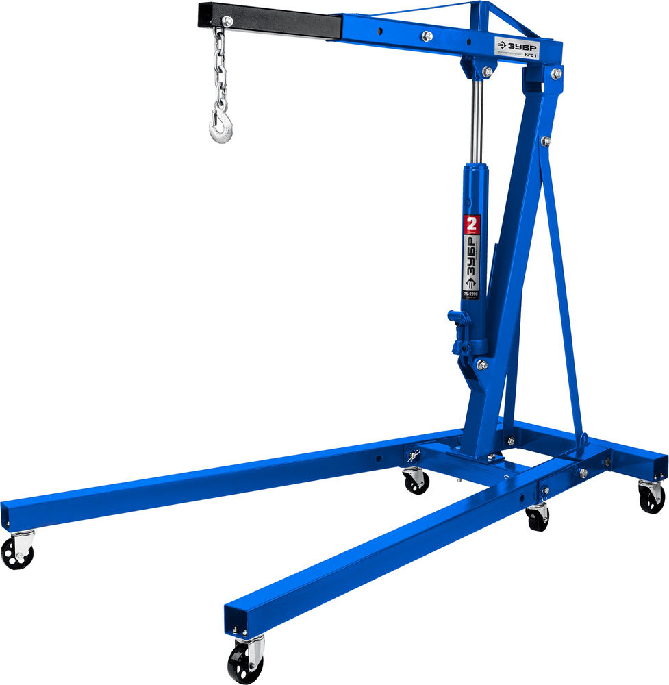 Кран гидравлический складной КГС-2 2 т, 25 - 2200 мм ЗУБР Профессионал 43011-2