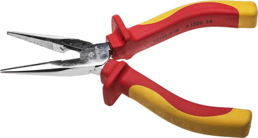 Диэлектрические тонкогубцы 160 мм Профессионал ЗУБР Профиэлектрик 22145-3-16