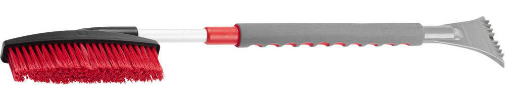 Щётка от снега автомобильная телескопическая 810-1060мм поворотная со скребком ЗУБР 61061-110