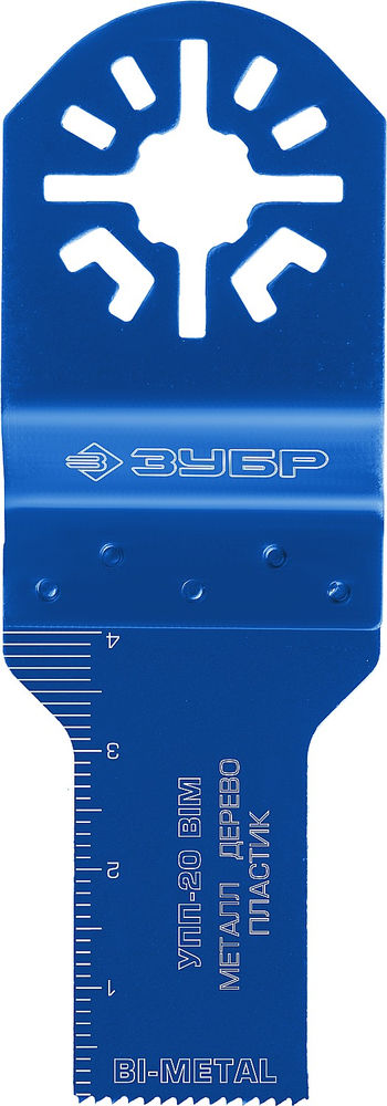 Насадка универсальная прямая пильная BIM UniLock 20 x 40 мм OIS-хвост. Профессионал ЗУБР УПП-20 15561-20