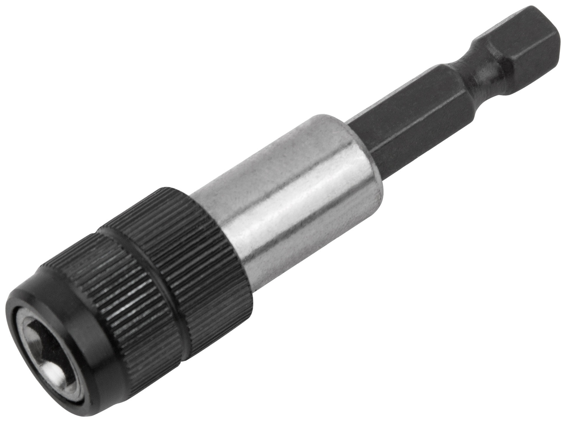 Адаптер для бит с магнитным фиксатором и защелкой для быстрой смены бит, 60 мм (57613)