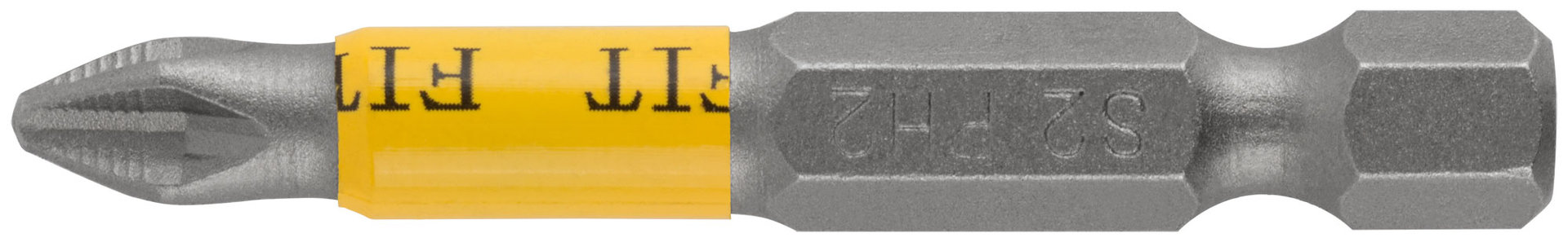 Биты кованые, сталь S2, односторонние 50 мм PH2, Профи 10 шт., блистер (57525)