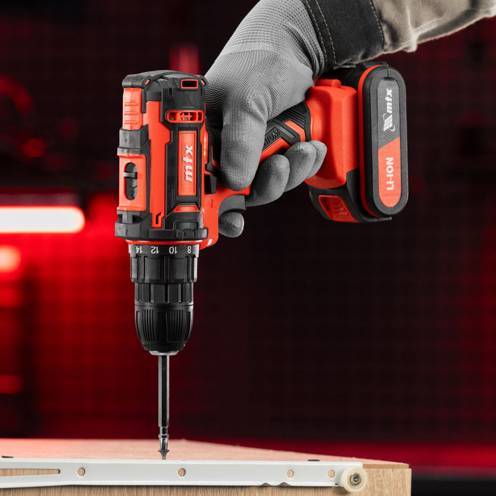 Дрель-шуруповерт аккумуляторная CDS-20, Li-Ion, 20 В// MTX (26186)