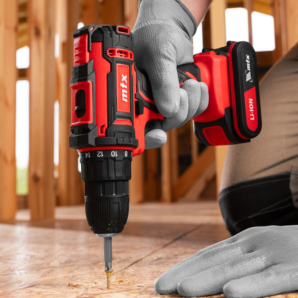 Дрель-шуруповерт аккумуляторная CDS-20, Li-Ion, 20 В// MTX (26186)