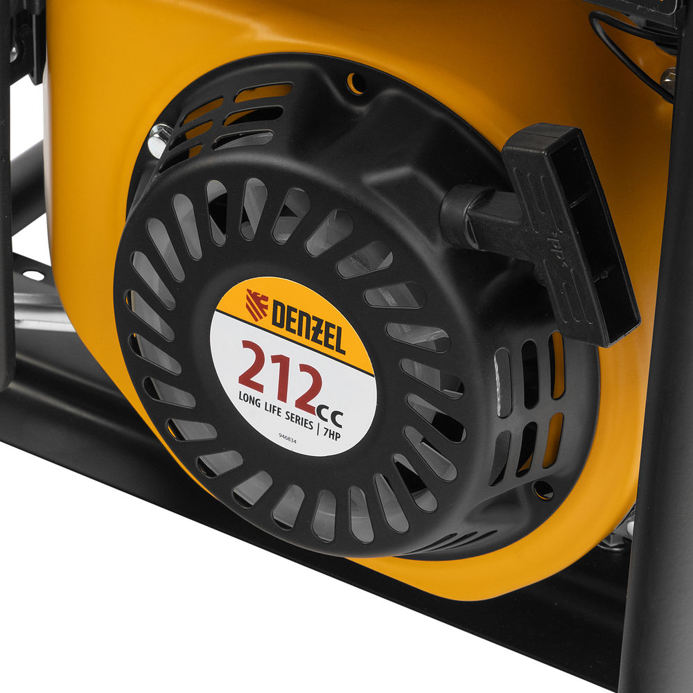 Генератор бензиновый PS 33, 3.3 кВт, 230 В, 15 л, ручной стартер Denzel (946834)